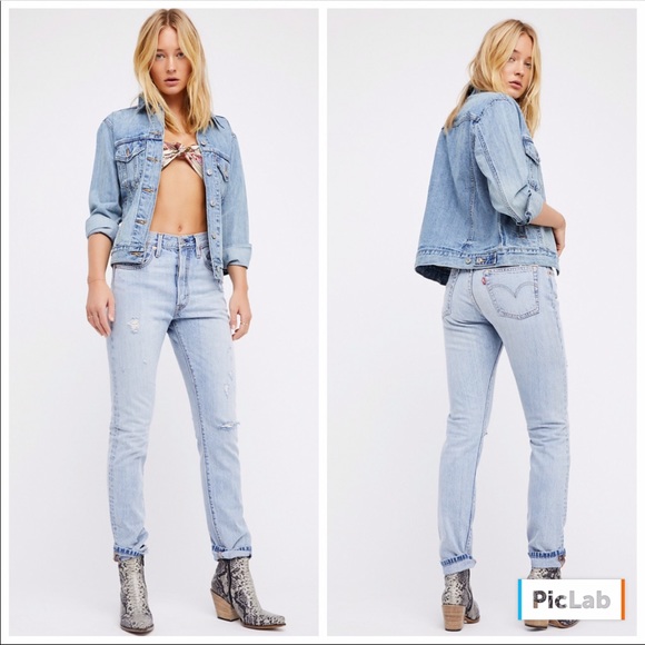 levi's 501 high rise skinny